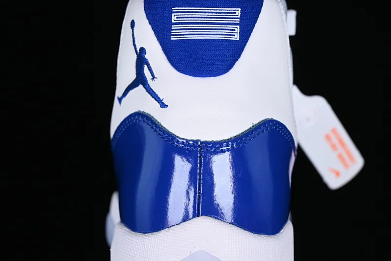 All categories Air Jordan Jordan series basketball shoes Air Jordan 11 P version Air Jordan 11 Retro "Concord Sketch" AJ11 Joe 11 white and blue real standard real carbon high-top basketball shoes CT8012-114